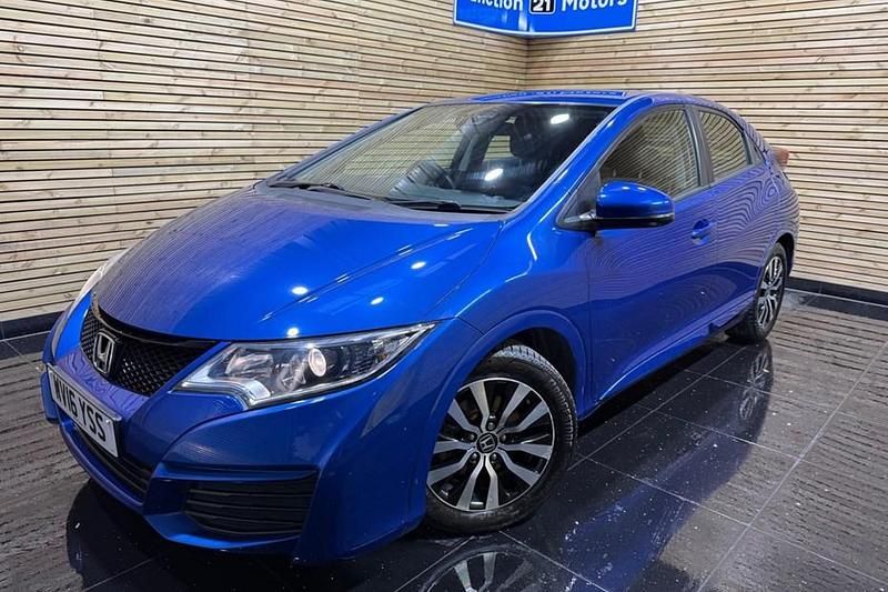 Blue Used 2016 Honda Civic S Hatchback | £9,490 (Fair price) - Image 1/1