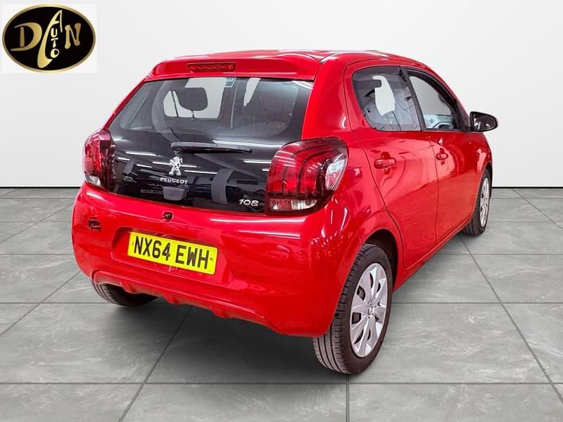 Used Peugeot 108 Active 68 HP (50 kW) 2014 Red Hatchback