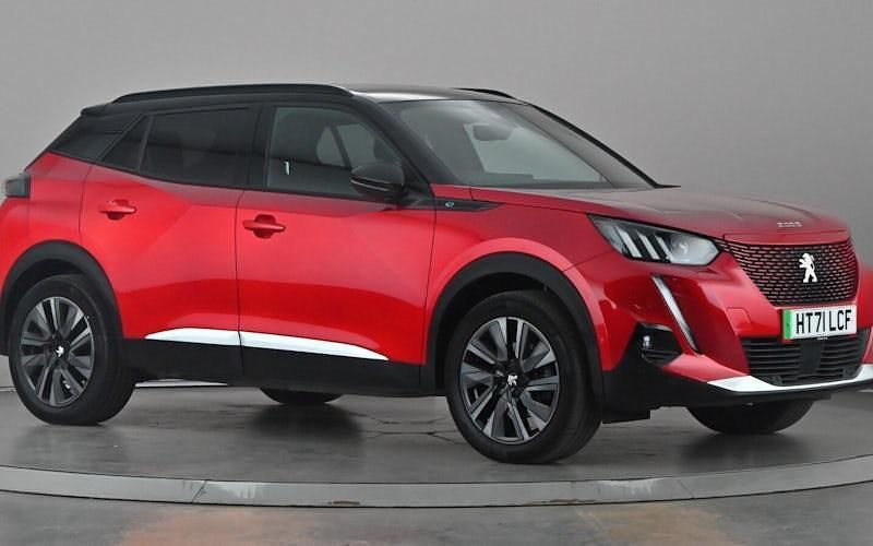 Red Used 2022 Peugeot e-2008 Premium SUV | £13,999 (Fair price) - Image 1/4
