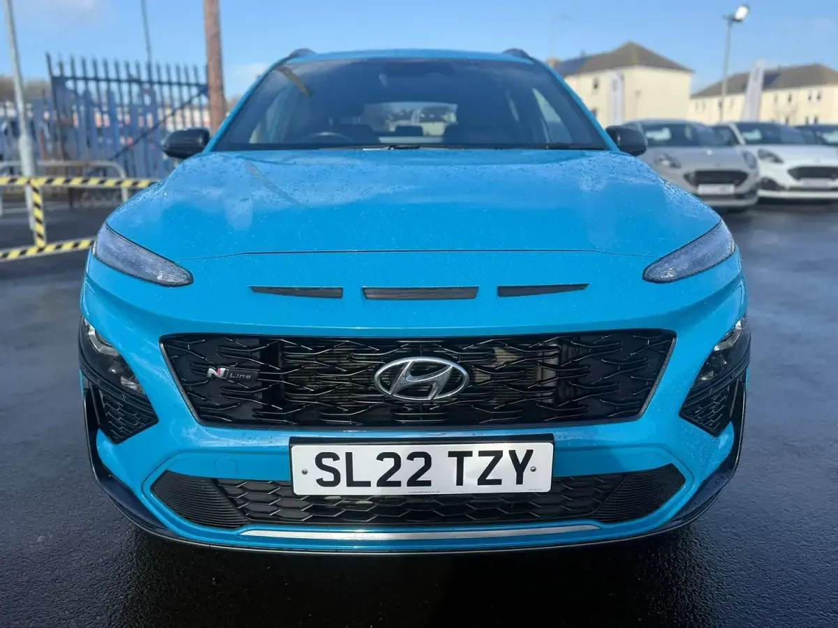 Gebraucht Hyundai Kona N Line 120 PS (88 kW) 2022 Blau SUV