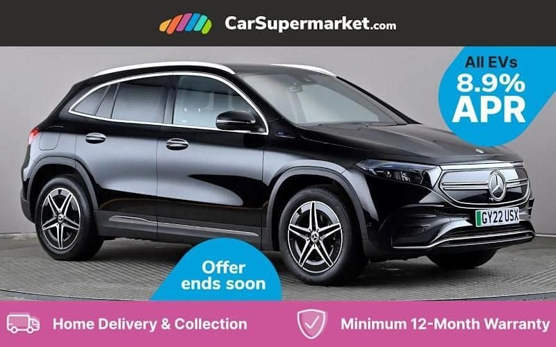 Black Used 2022 Mercedes EQA300 AMG line SUV | £21,597 (Fair price) - Image 1/3