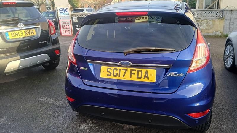 Used Ford Fiesta Titanium 2017 Blue Hatchback