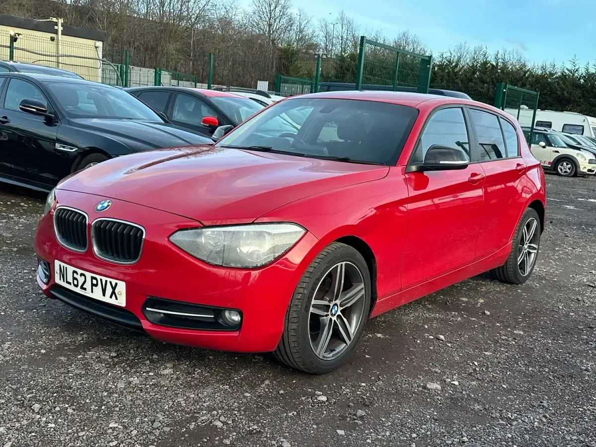 Used BMW 116 Sport Line 136 HP (100 kW) 2012 Red Hatchback