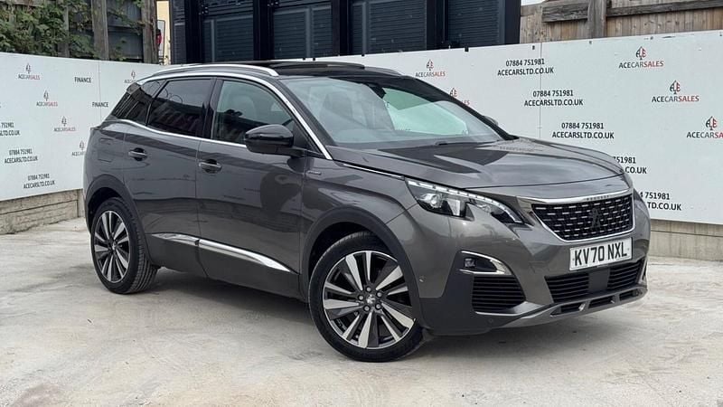 Grey Used 2020 Peugeot 3008 Premium Hatchback | £14,595 (Good price) - Image 1/4