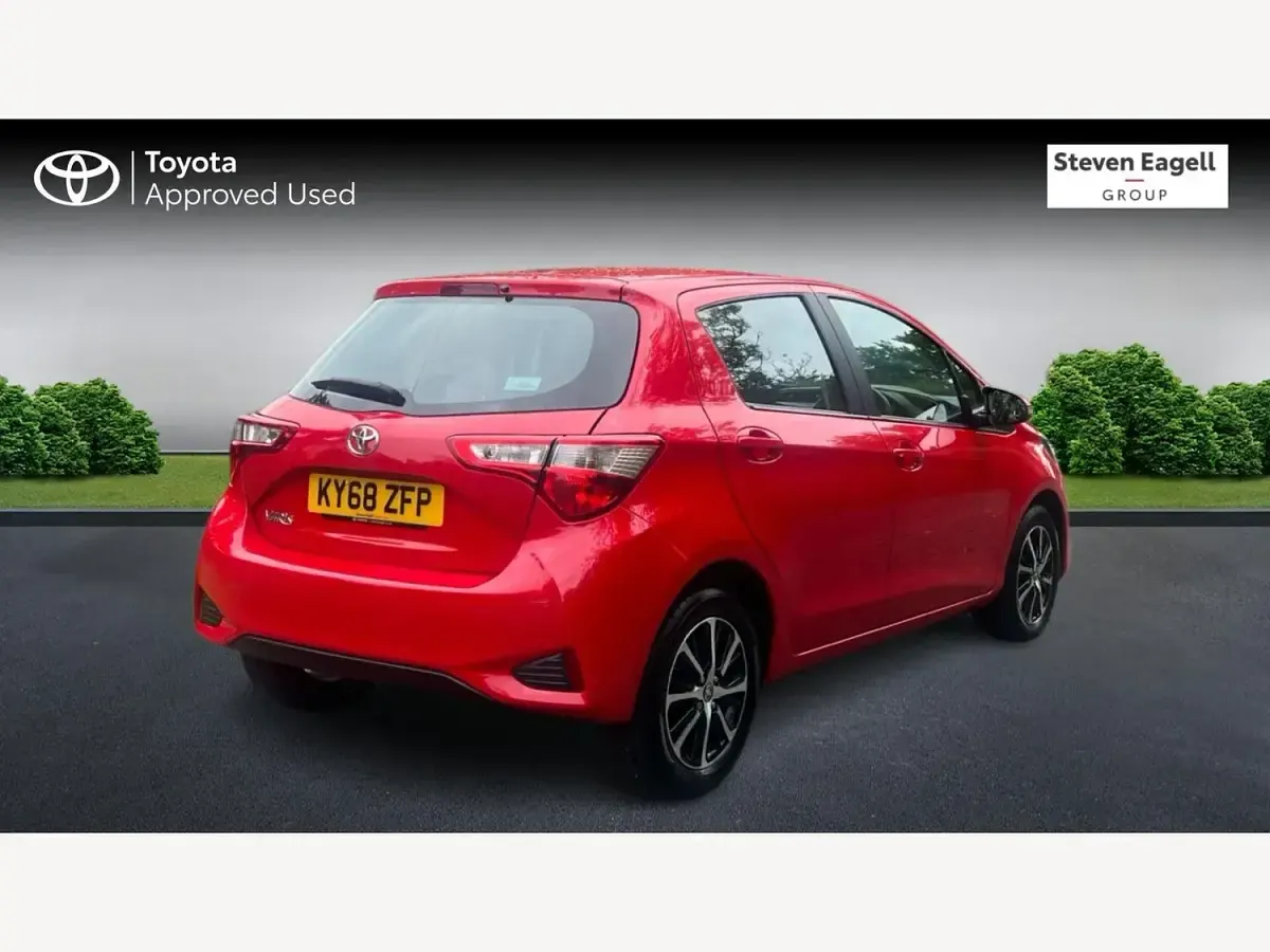 Used Toyota Yaris 111 HP (81 kW) 2018 Red Hatchback