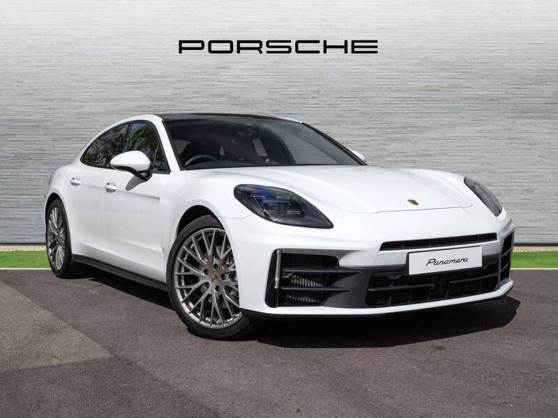 Carrara white metallic Used 2024 Porsche Panamera Sedan | £78,777 (Fair price) - Image 1/4