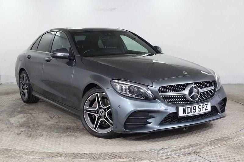 Used Mercedes C180 AMG Line Premium 2019 Grey Sedan