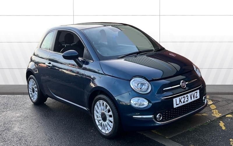 Blue Used 2023 Fiat 500 Hatchback | £8,770 (Good price) - Image 1/4