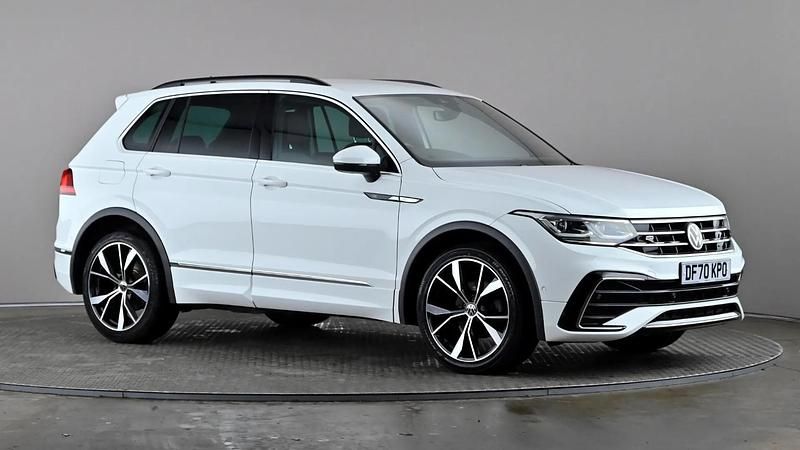 Used VW Tiguan R-line 150 HP (110 kW) 2020 White SUV
