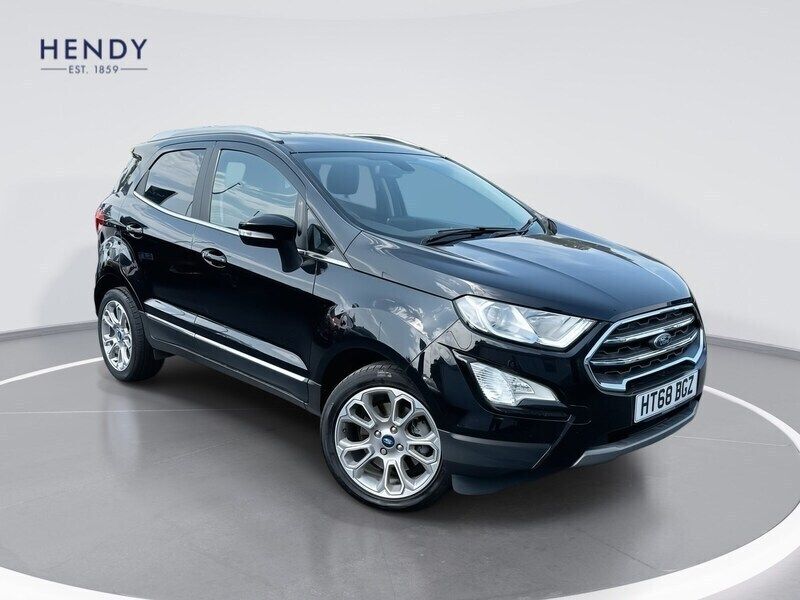 Black Used 2018 Ford Ecosport Titanium SUV | £8,999 (Fair price) - Image 1/4