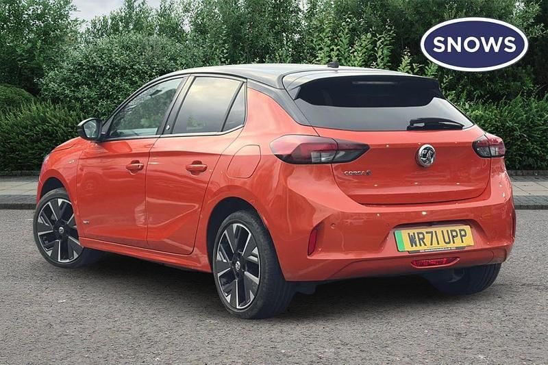 Used Vauxhall Corsa-e 100 kW (136 HP) 2021 Orange Hatchback