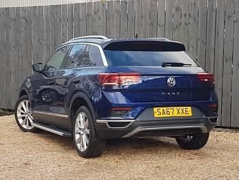 Used VW T-Roc SEL 150 HP (110 kW) 2018 Blue SUV