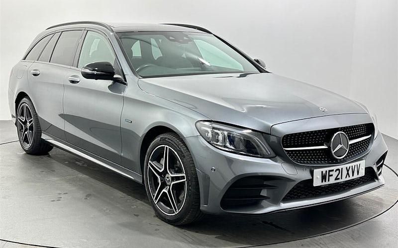 Used 2021 Mercedes C300e AMG line Estate | £20,492 (Fair price) - Image 1/3