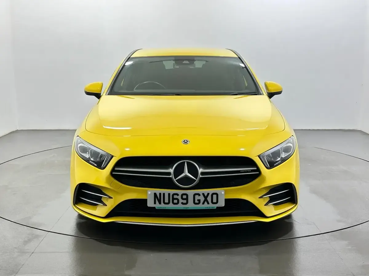Used Mercedes A35 AMG Premium 2019 Yellow Hatchback