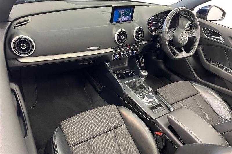 Used Audi A3 Cabriolet S-Line 150 HP (110 kW) 2017 Mythos black Cabriolet