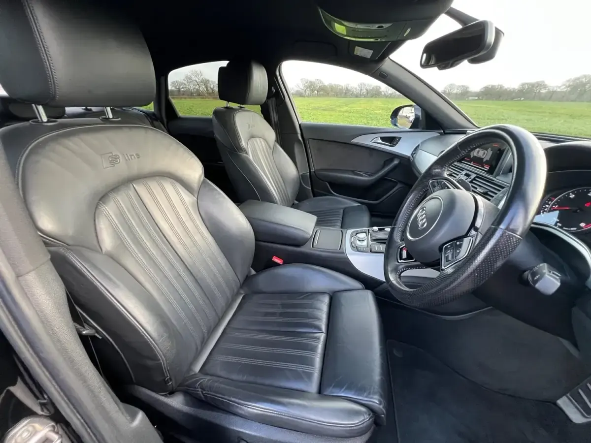 Begagnad Audi A6 S-Line 190 HK (139 kW) 2017 Svart Sedan