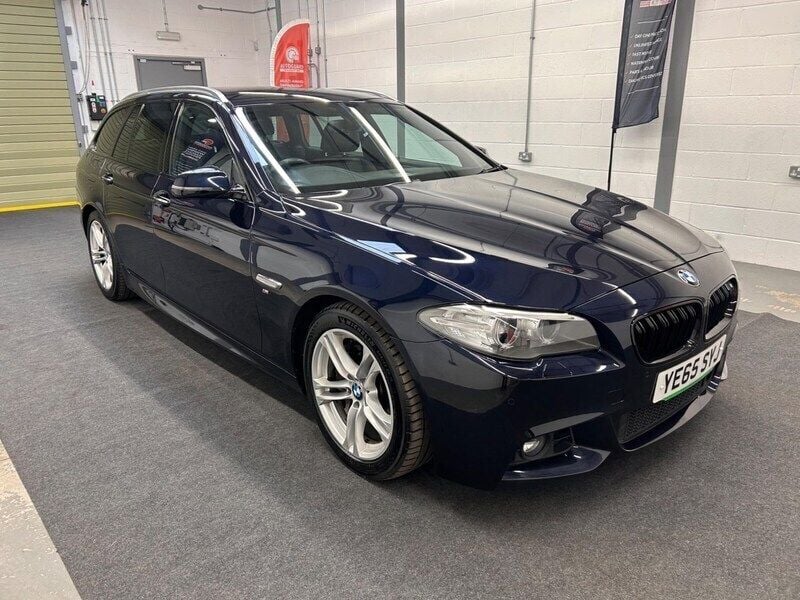 Black Used 2015 BMW 525 M Sport Estate | £12,000 - Image 1/3