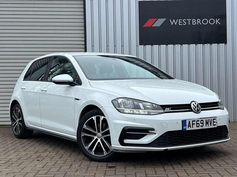 White Used 2019 VW Golf VII R-line Hatchback | £10,990 (Fair price) - Image 1/4