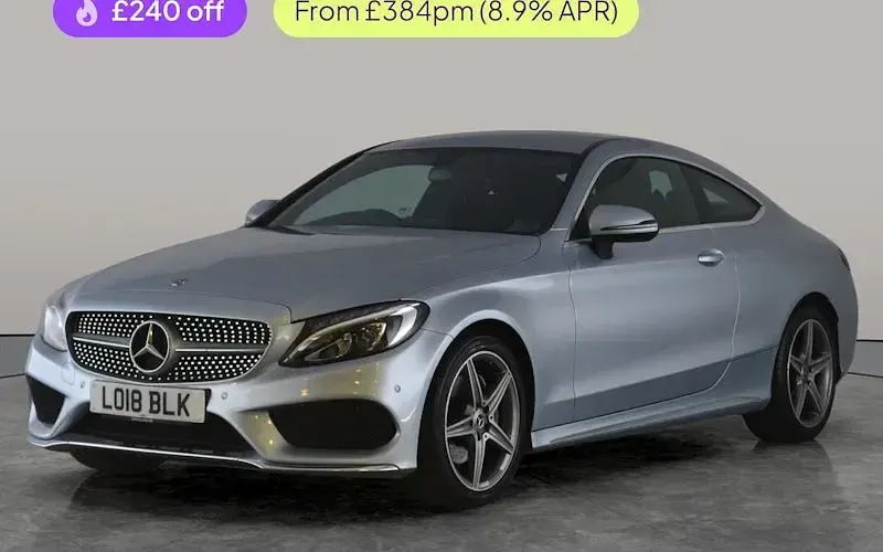 Usado Mercedes C220 AMG line 170 CV (125 kW) 2018 Coupe