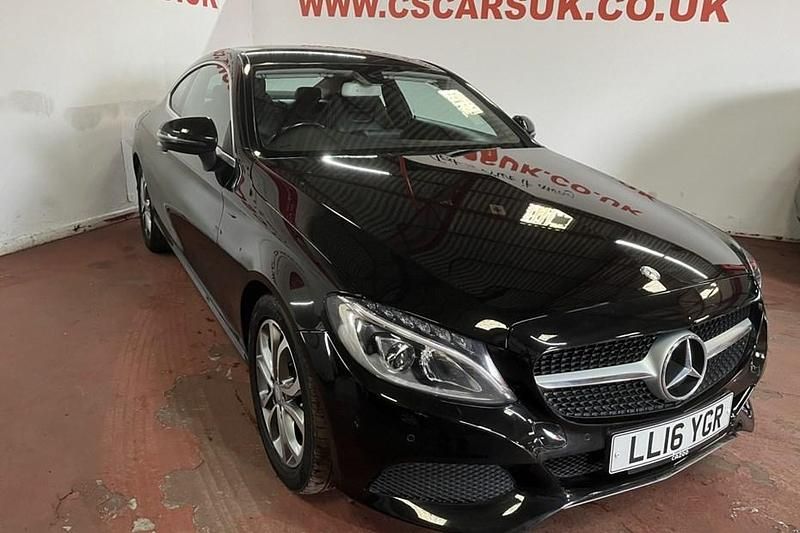 Used Mercedes C220 2016 Black Coupe