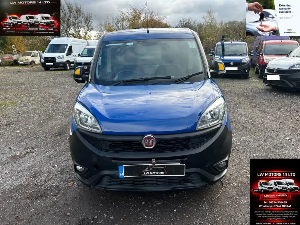 Used Fiat Doblò 90 HP (66 kW) 2015 Blue MPV