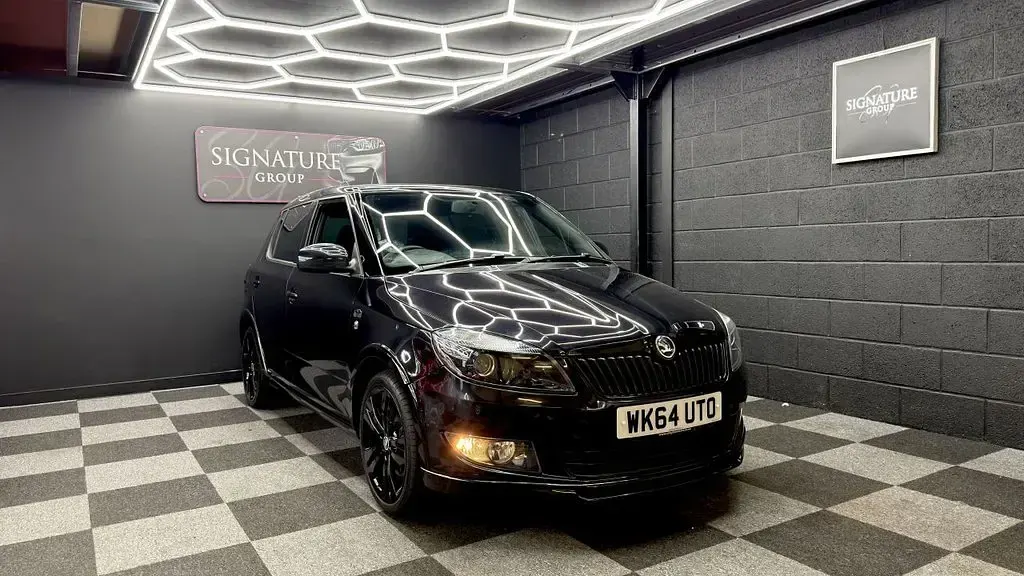 Used Skoda Fabia 105 HP (77 kW) 2014 Black Hatchback
