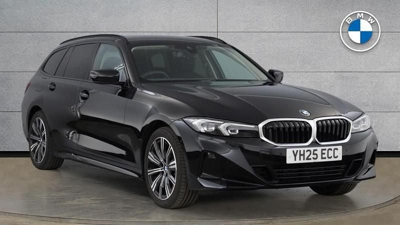 Black Used 2025 BMW 320 Sport Line Estate | £30,686 (Good price) - Image 1/4