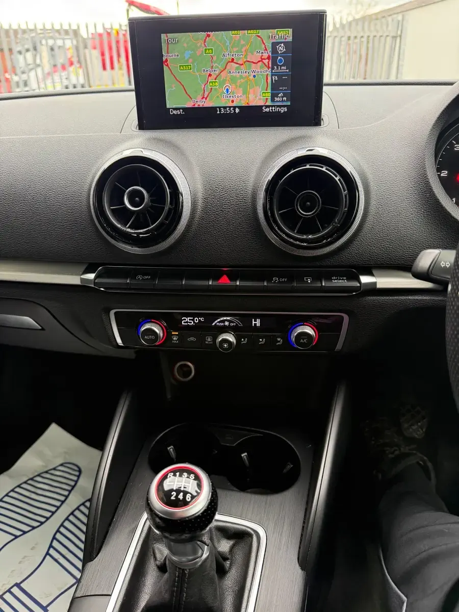Used Audi A3 S-Line 2014 Black Hatchback