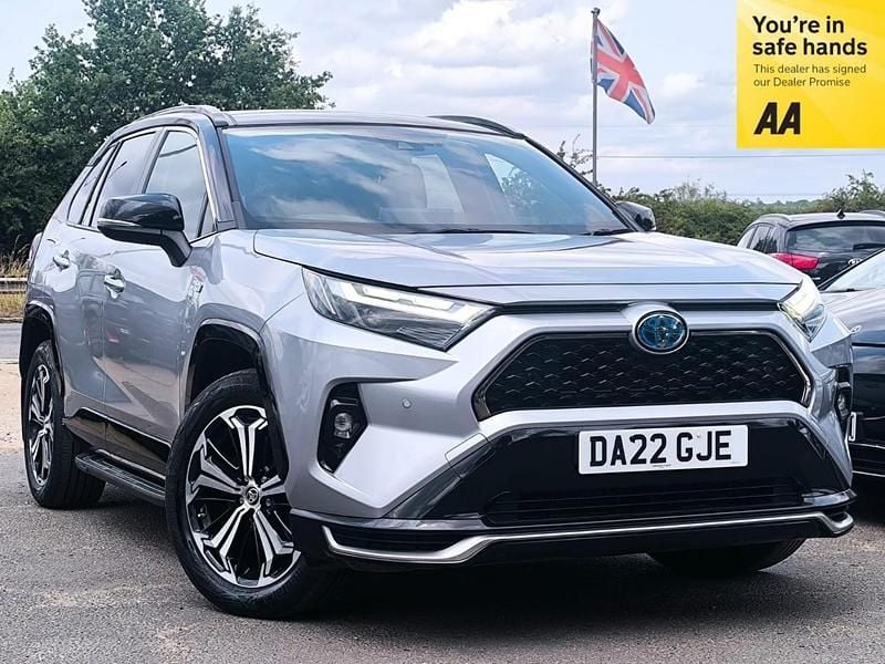 Silver Used 2022 Toyota RAV4 Hybrid Premium SUV | £24,695 (Expensive) - Image 1/4