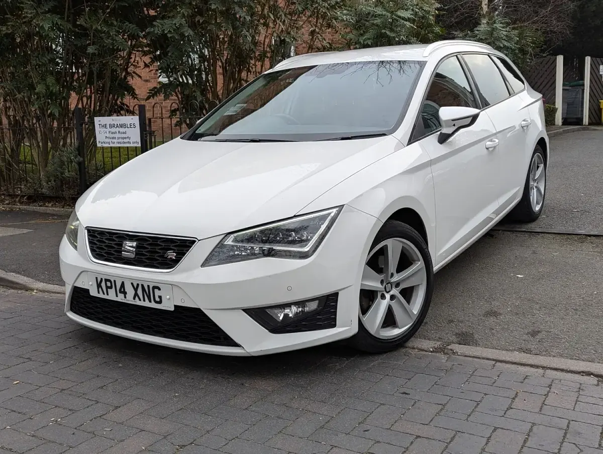 Used Seat Leon FR 2014 White Estate