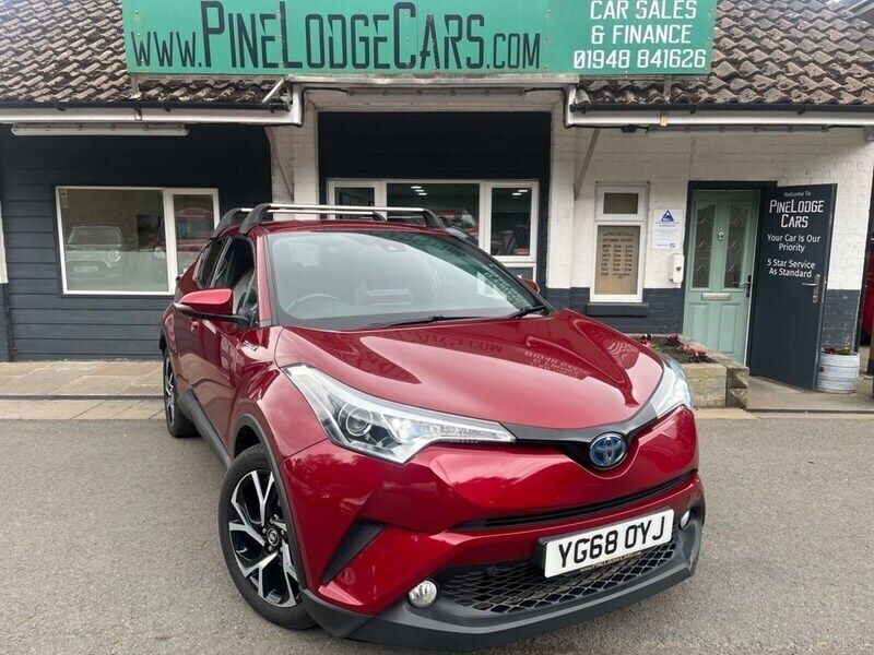 Red Used 2018 Toyota C-HR Design SUV | £13,949 (Fair price) - Image 1/4