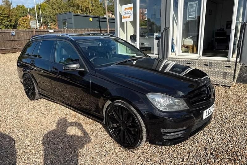 Black Used 2013 Mercedes C350 AMG Estate | £7,490 (Fair price) - Image 1/1