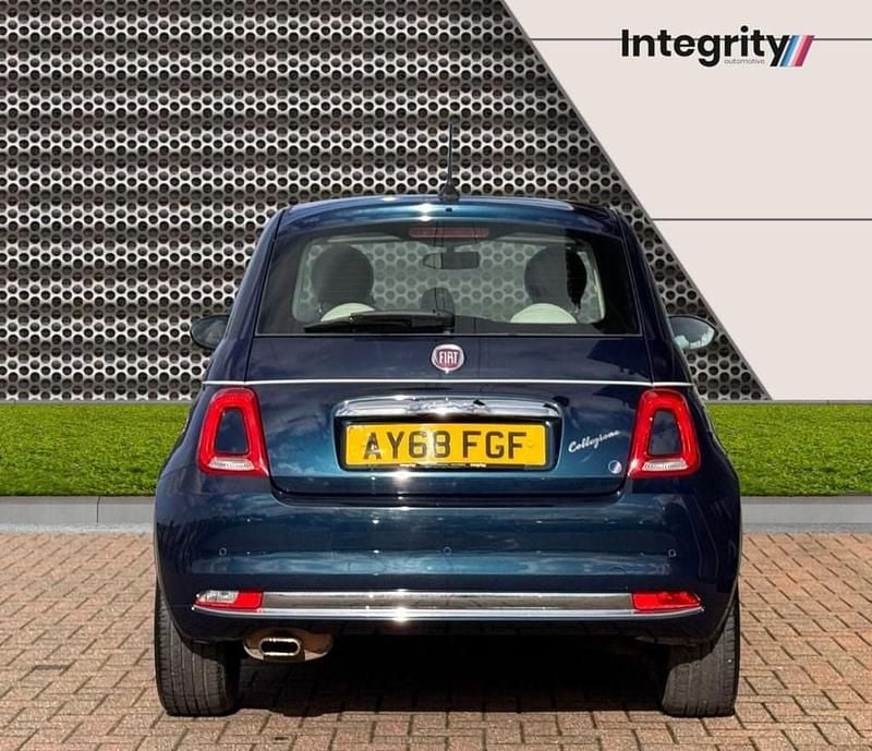 Used Fiat 500 Collezione 69 HP (50 kW) 2018 Blue Hatchback