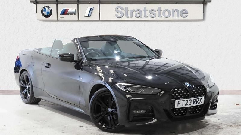 Black Used 2023 BMW 420 M Sport Cabriolet | £34,795 (Fair price) - Image 1/4