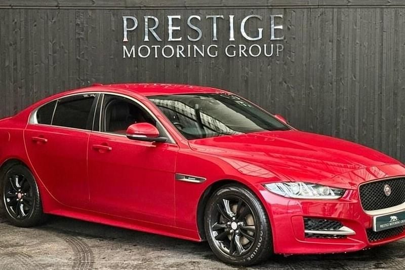 Used Jaguar XE R-Sport 2017 Red Sedan