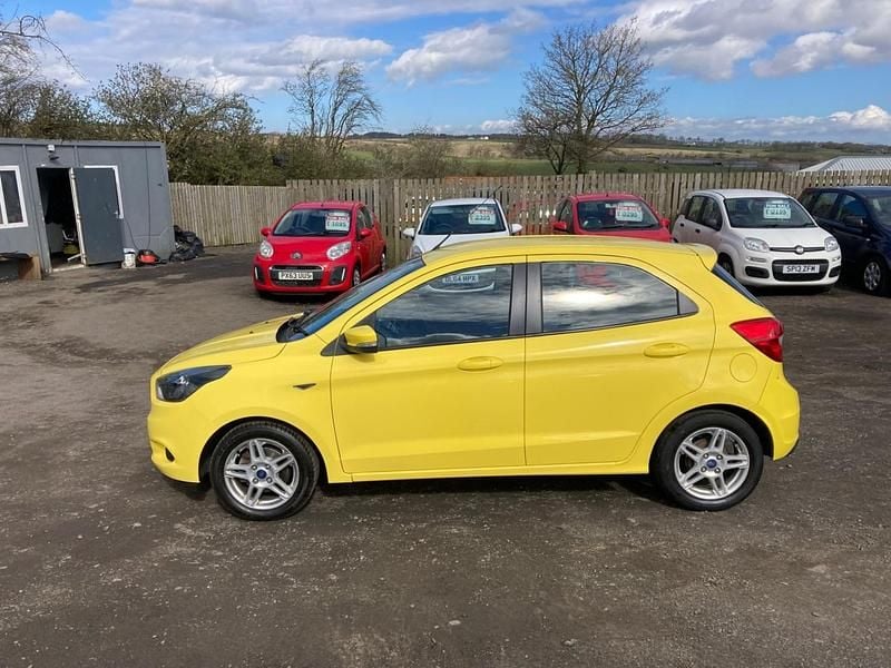 Used Ford Ka Plus Zetec 2017 Yellow Hatchback