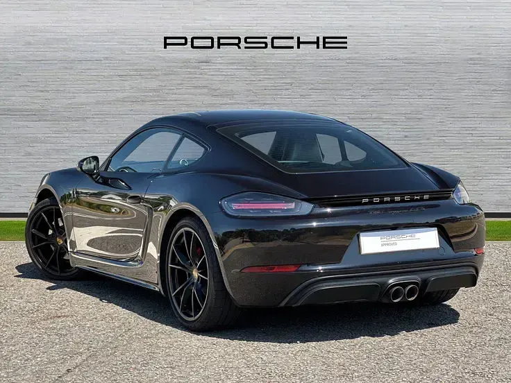 Used Porsche 718 360 HP (264 kW) 2019 Jet black Coupe