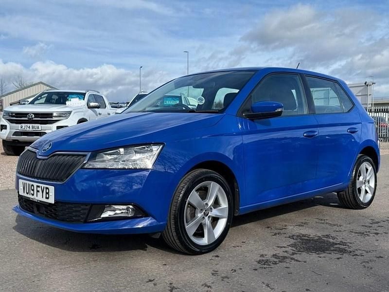 Used Skoda Fabia SE L 110 HP (80 kW) 2019 Blue Hatchback