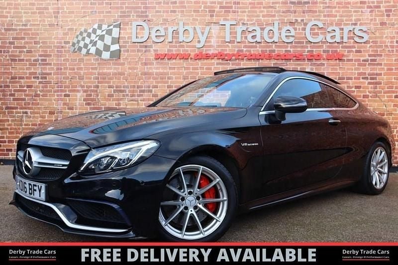 Black Used 2016 Mercedes C63 AMG Premium Coupe | £29,990 (Good price) - Image 1/4