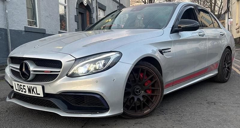 Silver Used 2015 Mercedes C63 AMG Premium Sedan | £21,995 (Good price) - Image 1/4
