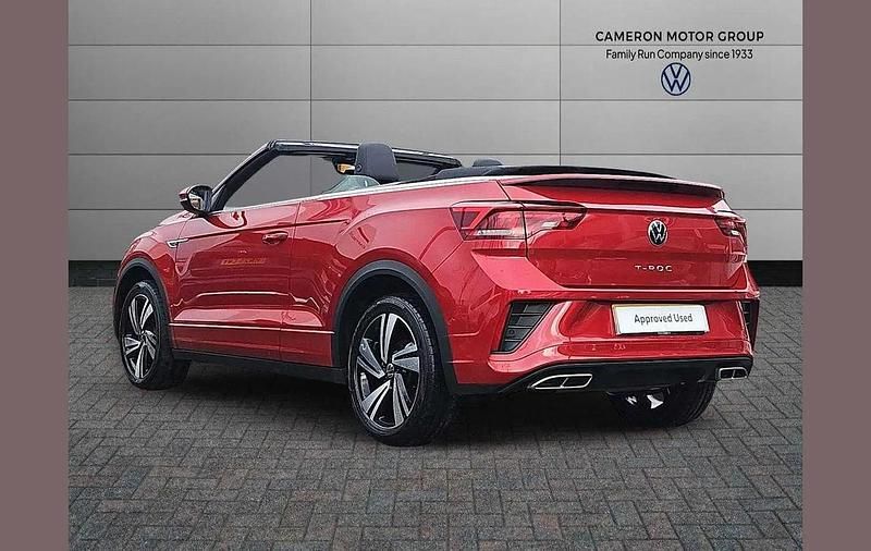 Used VW T-Roc Cabriolet R-line 147 HP (108 kW) 2022 Red Cabriolet