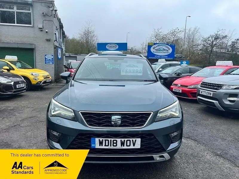 Usado Seat Ateca 4Drive 150 HP (110 kW) 2018 Cinzento SUV