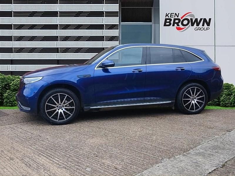 Used Mercedes EQC400 AMG line 110 kW (150 HP) 2020 Blue SUV