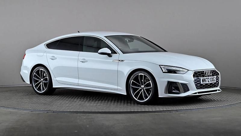 White Used 2022 Audi A5 S-Line Coupe | £23,998 (Fair price) - Image 1/4