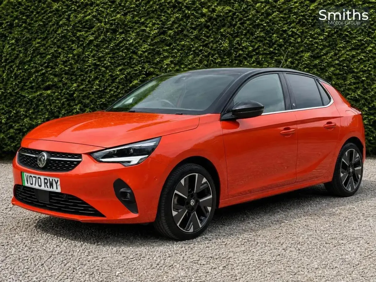 Used Vauxhall Corsa-e Elite 98 kW (134 HP) 2020 Orange Hatchback