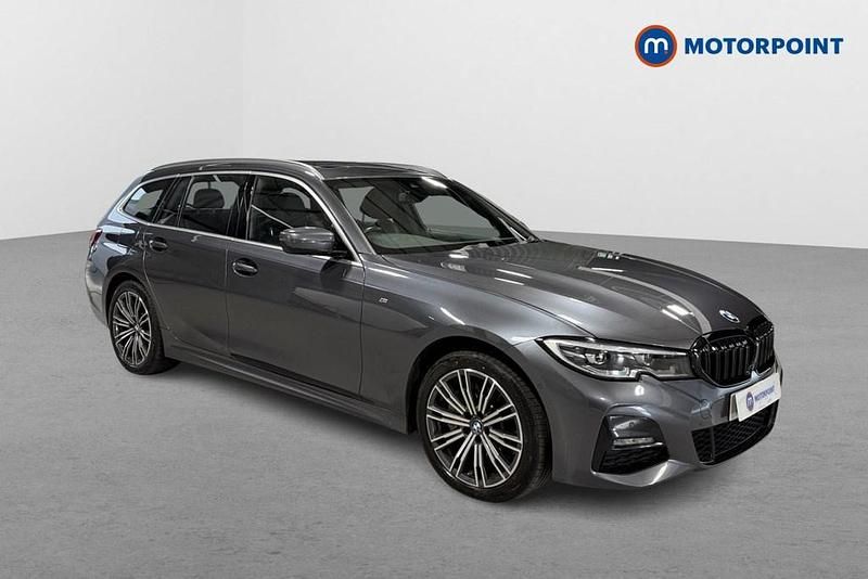 Grey Used 2021 BMW 330e M Sport Estate | £22,799 (Fair price) - Image 1/4
