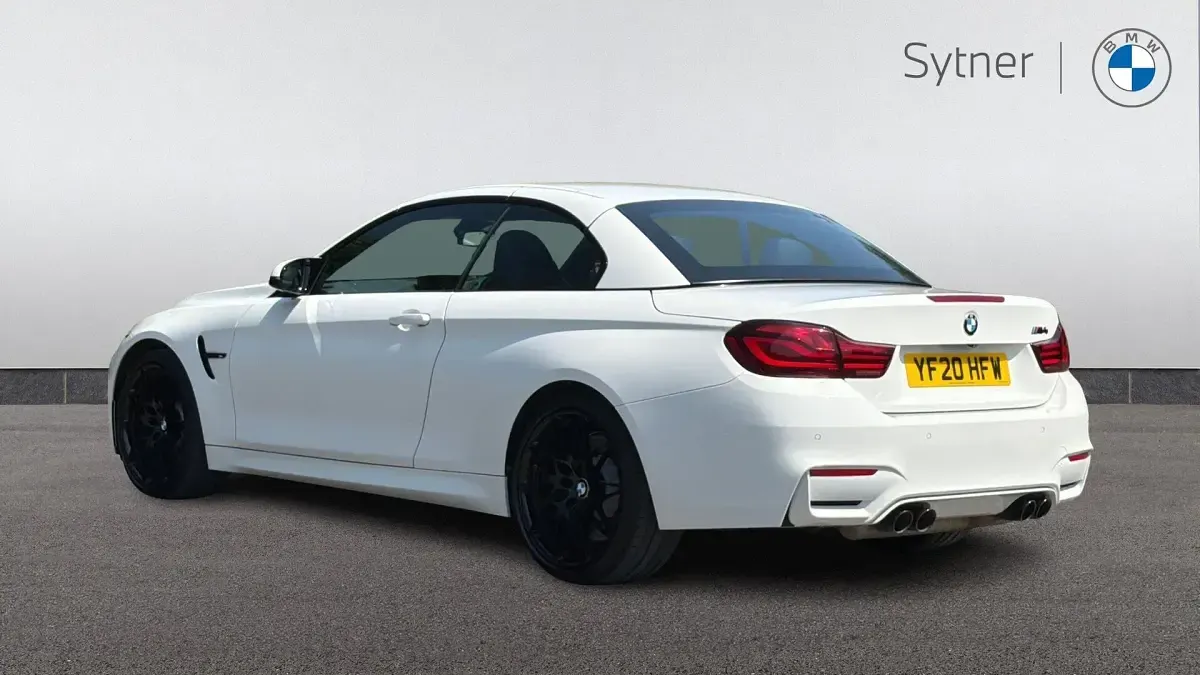Used BMW M4 Cabriolet Competition Edition 444 HP (326 kW) 2020 White Cabriolet