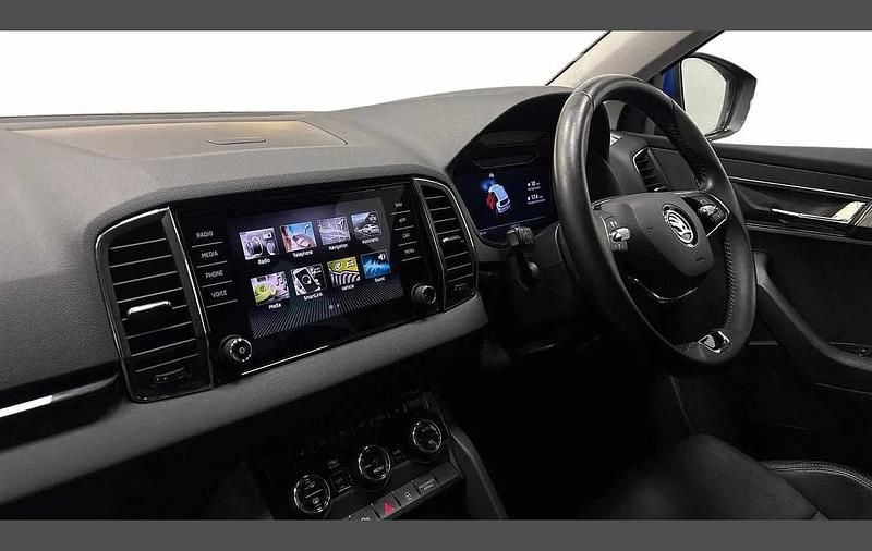 Used Skoda Karoq SE L 147 HP (108 kW) 2022 Energy blue SUV