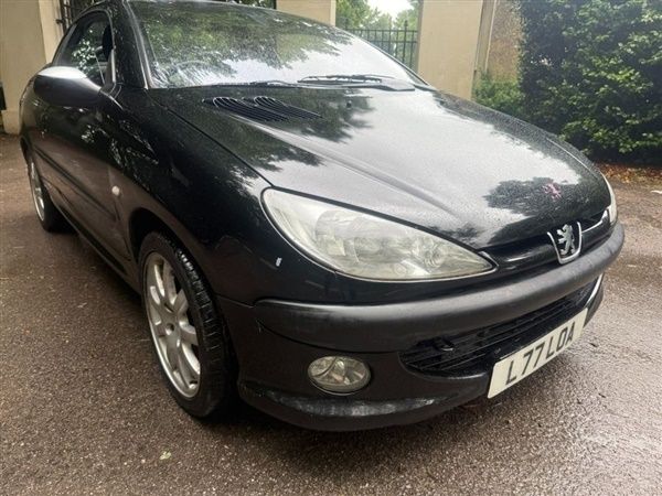Black Used 2002 Peugeot 206 Cabriolet | £1,500 - Image 1/1