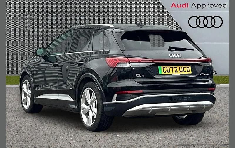 Used Audi Q4 e-tron S-Line 150 kW (204 HP) 2022 Black SUV